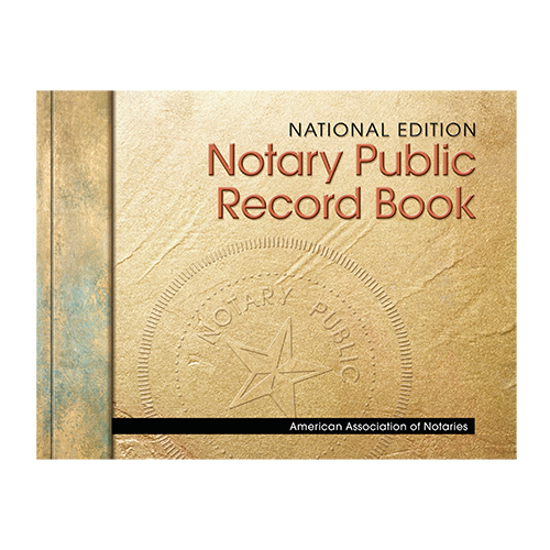 Utah Notary Public Journal (Record Book) - Stone Cover