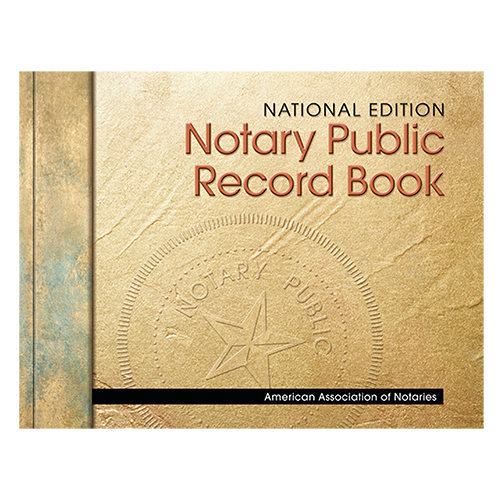 Utah Perfectly Bound Notary Public Journal (Record Book) - Stone Cover